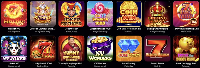 NV Online Casino Incitament och Kampanjer